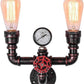 Industrial Loft Water Pipe Wall Lamp, Vintage Charm for Modern Spaces.