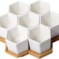 Succulent Oasis Collection, 7 Piece Bonsai pot Set.