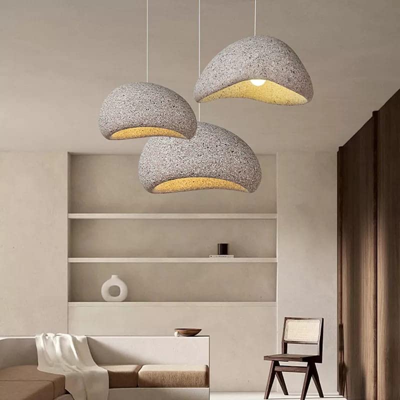 Nordic Minimalist LED Pendant Lights Embracing Simplicity and Nature's Beauty.