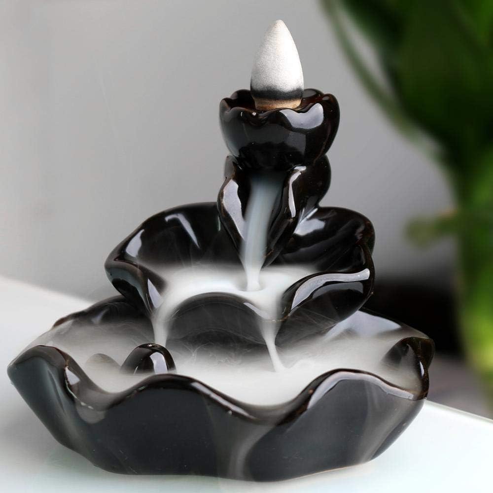 Backflow Incense Burner Holder: Aesthetic and Functional Incense Diffuser Stand.