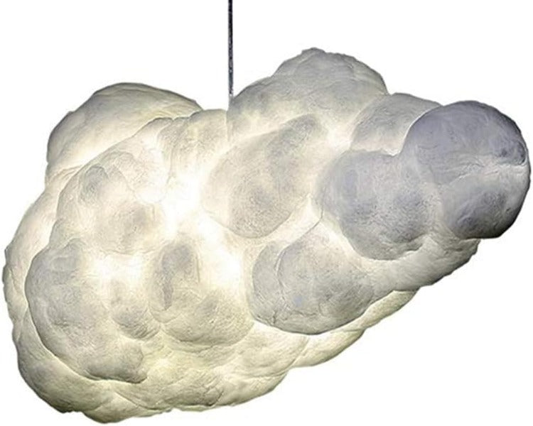 Creative Cloud-Shaped Ceiling Pendant Light, Modern and Whimsical Décor for Living Rooms, Restaurants, and Bars (120x50x35).