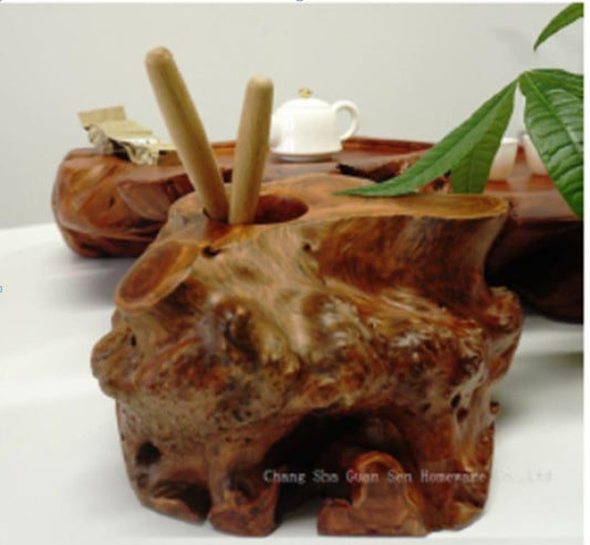 Handcrafted Natural Wood Desk Pencil Holder: Thoughtful Gift for Every Occasion