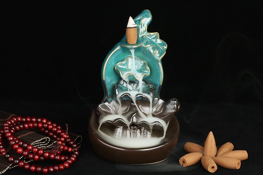 Backflow Incense Burner Stand, Elegant Holder for Tranquil Aromatherapy Experience.