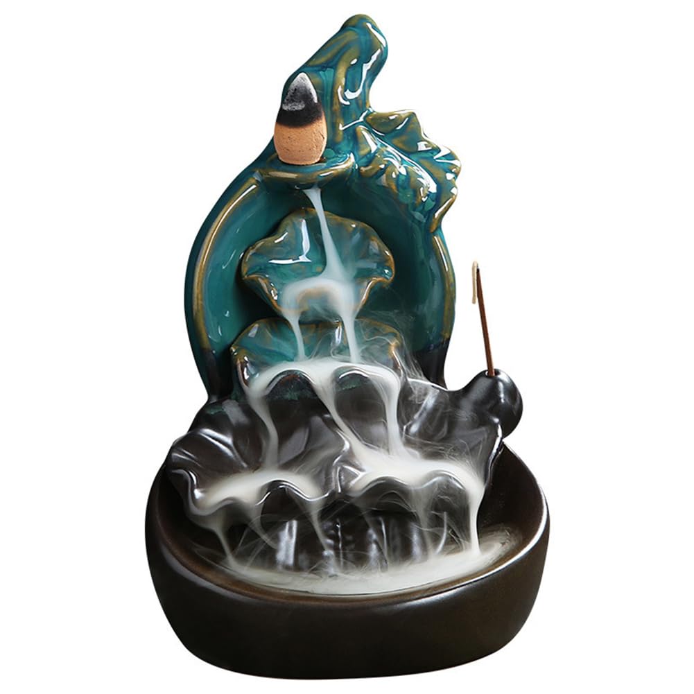 Backflow Incense Burner Stand, Elegant Holder for Tranquil Aromatherapy Experience.