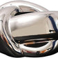 Silver Tissue Box Cover, Stylish Home Decor and Convenient Storage Solution for Living Room.