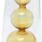 Hydroponic Clear Glass Vase, Decorative Container for Dry Flowers, Perfect Tabletop Decoration.