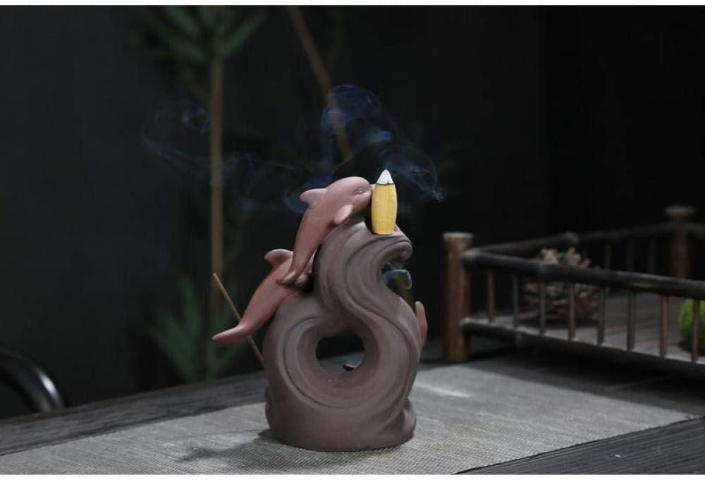 Backflow Incense Burner, Turn Your Space Into a Relaxing Waterfall of Fragrance.