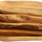 Versatile and Easy-Clean Solid Wood Dinner Plate for All Occasions.