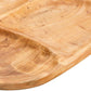 Wood Serving Platter Tray Board with 4 Compartments, Perfect for Elegant food  Displays.