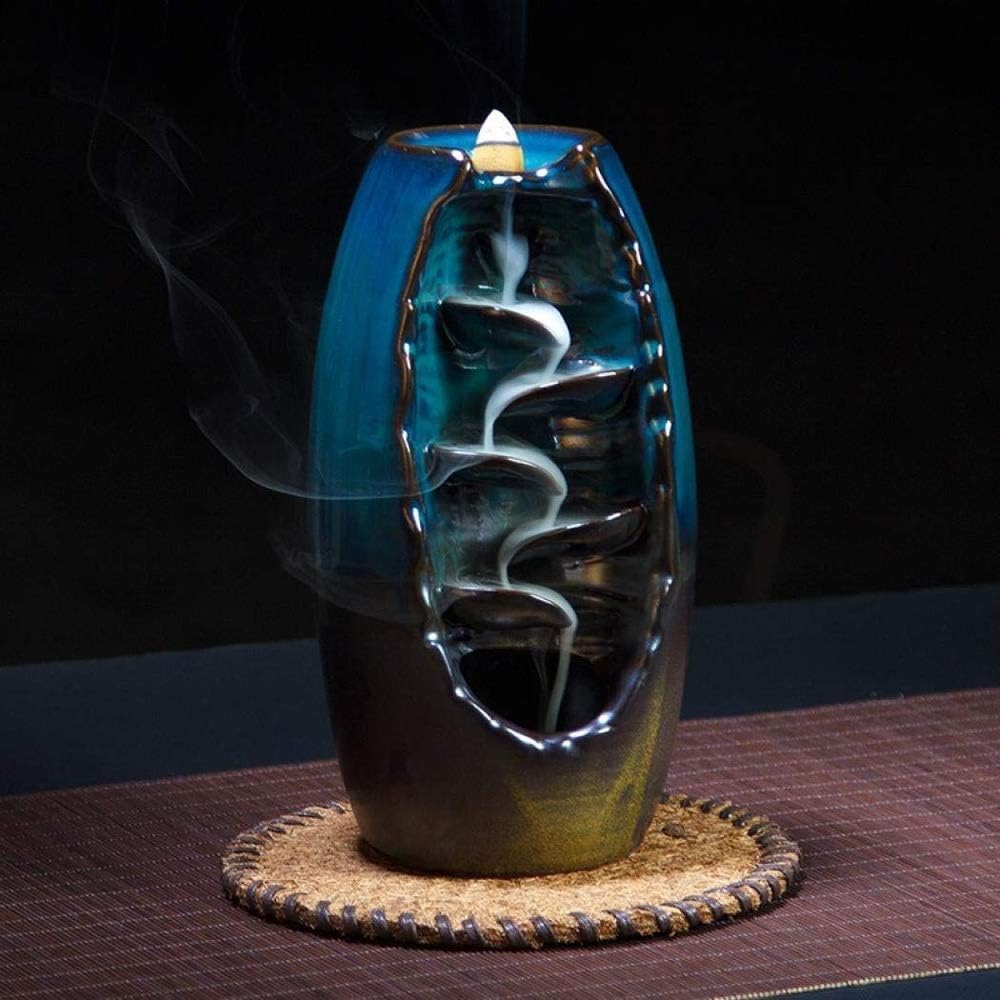 Backflow Incense Burner Stand, Elegant Holder for Tranquil Aromatherapy Experience.