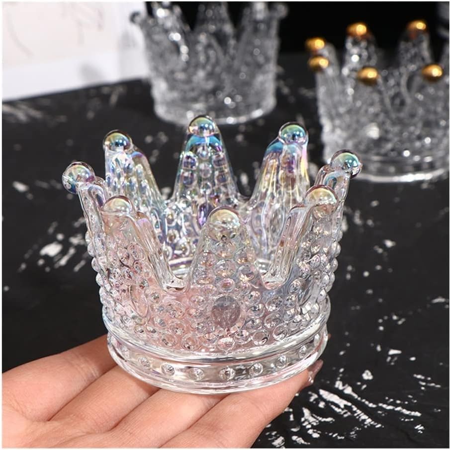 Crown Crystal Candle Holder