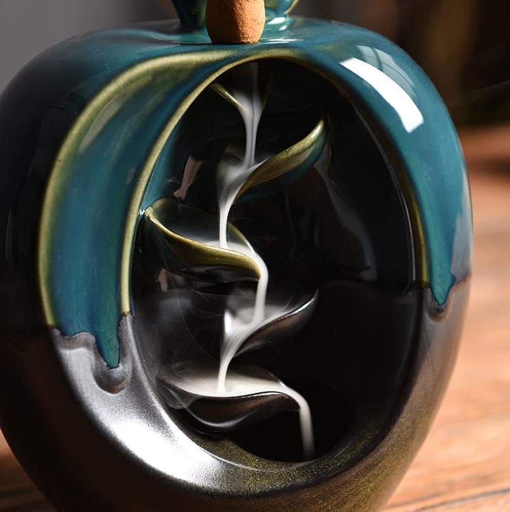 Pisces Design Backflow Incense Burner Holder: Stylish Accessories for Incense Stick Aromatherapy.