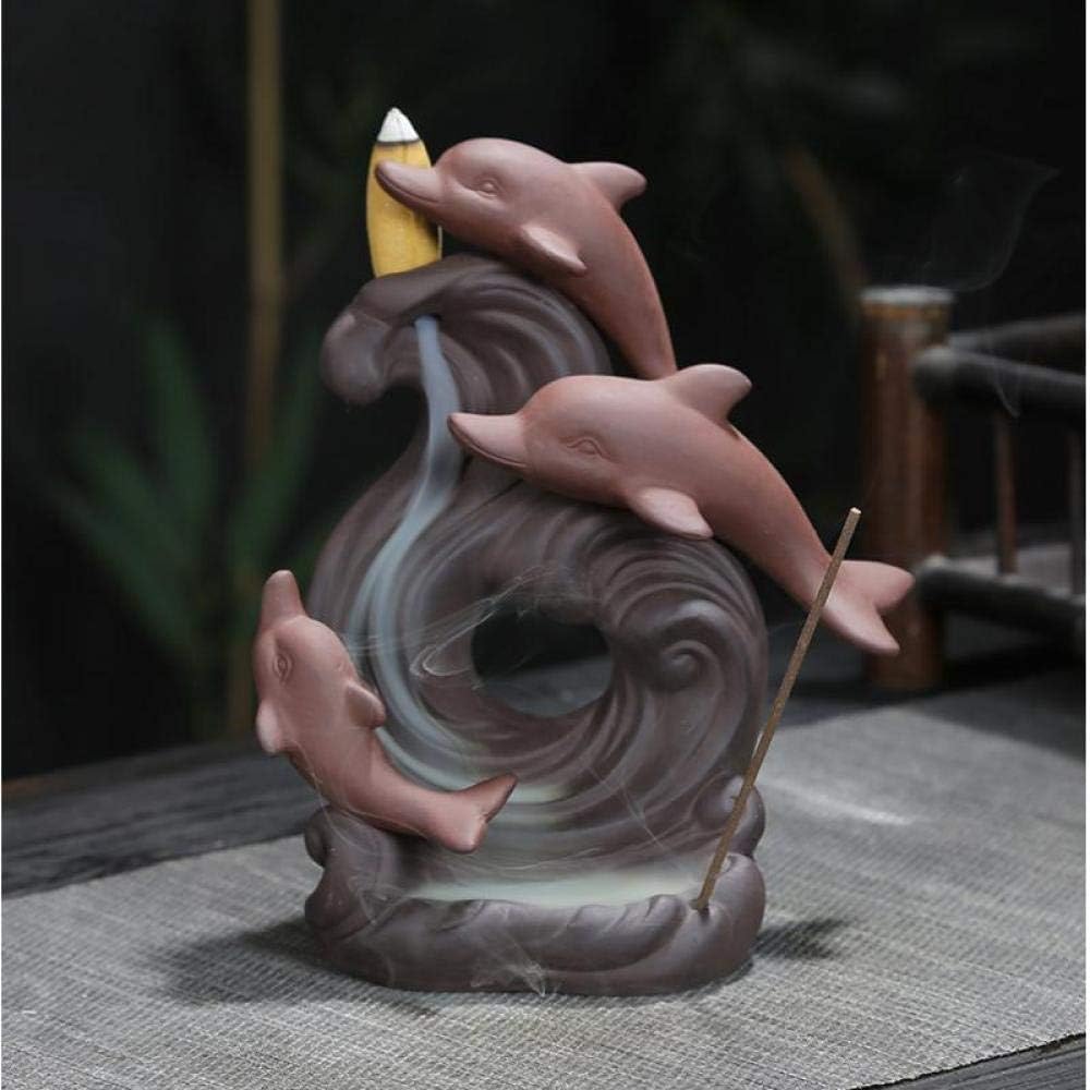 Backflow Incense Burner, Turn Your Space Into a Relaxing Waterfall of Fragrance.