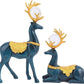 Dimensional Deer Delights; Elegant 3D Geometric Reindeer Statues for Home and Office Decor"