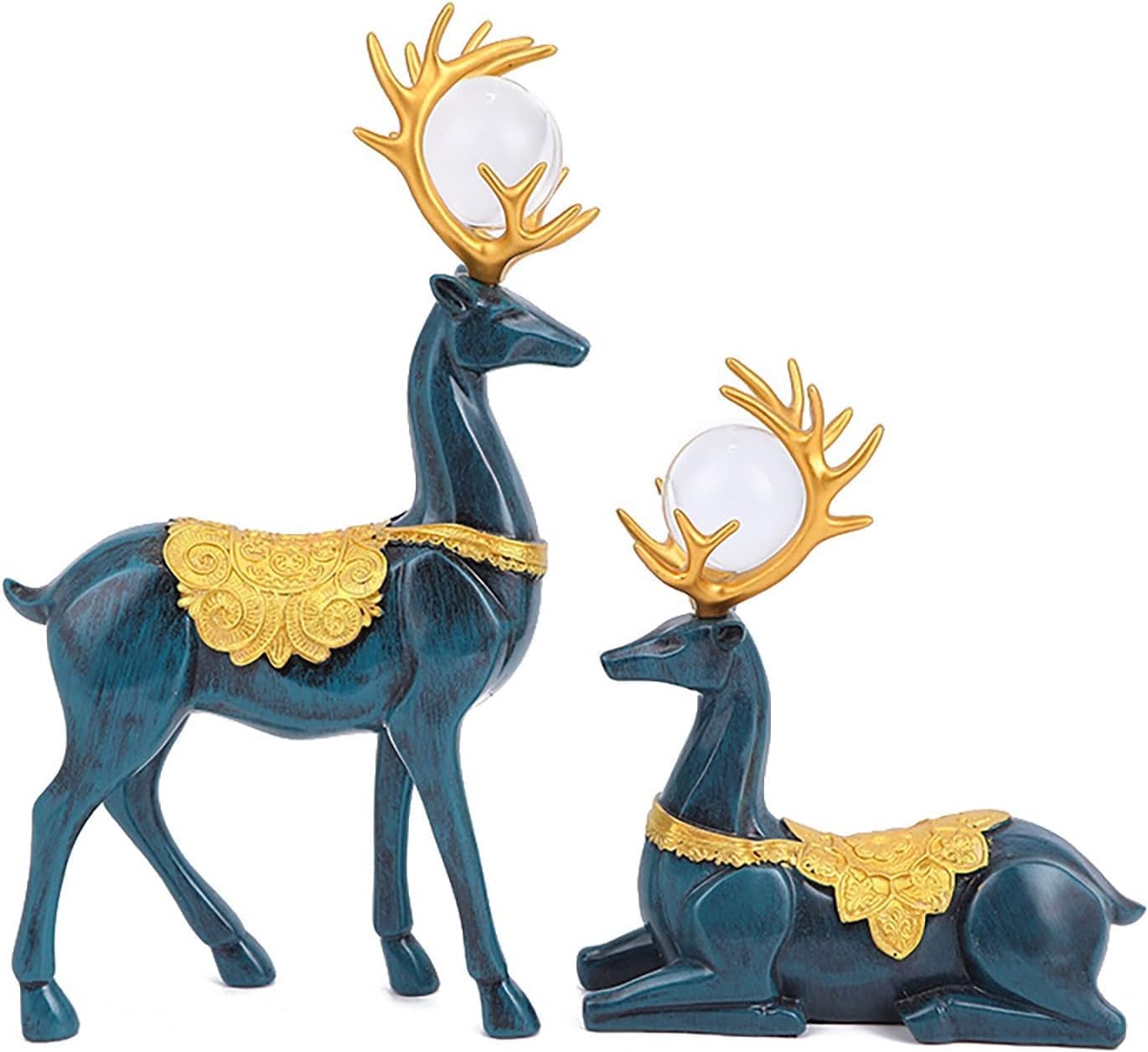 Dimensional Deer Delights; Elegant 3D Geometric Reindeer Statues for Home and Office Decor"