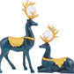Dimensional Deer Delights; Elegant 3D Geometric Reindeer Statues for Home and Office Decor"