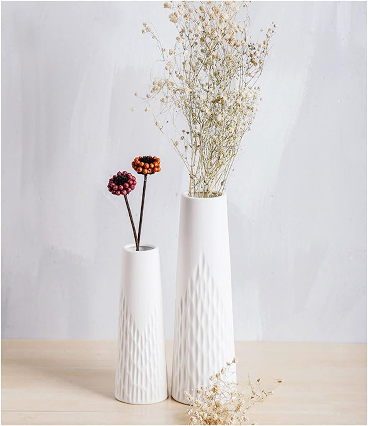 Modern Ceramic  Flower Vase,  one Simple Elegance for Home and Office Decor, Perfect for Indoor Spaces.