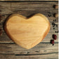 Heart-Shaped Wooden Serving Tray: A Stylish and Versatile Addition to Your Home.