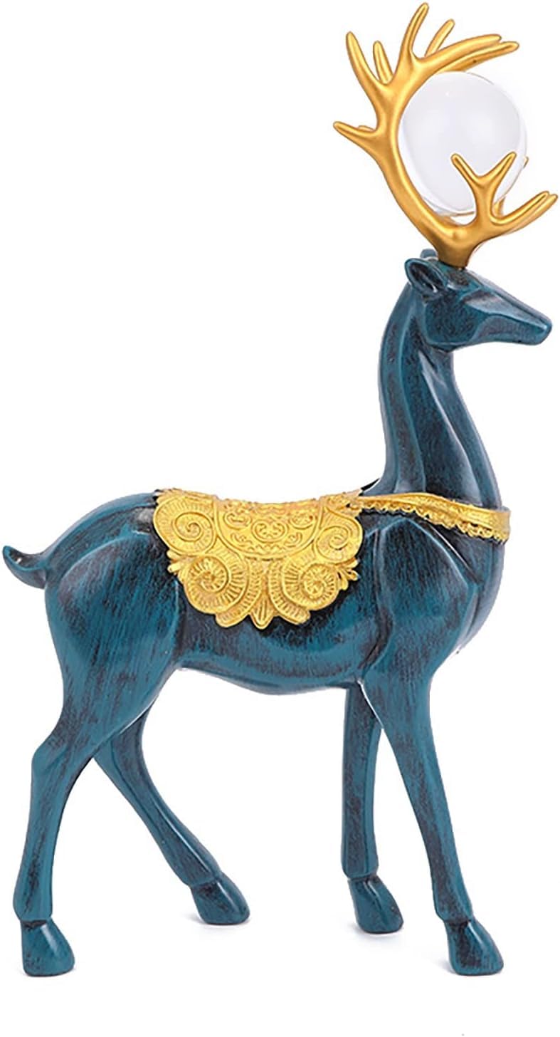 Dimensional Deer Delights; Elegant 3D Geometric Reindeer Statues for Home and Office Decor"