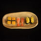 Versatile and Easy-Clean Solid Wood Dinner Plate for All Occasions.