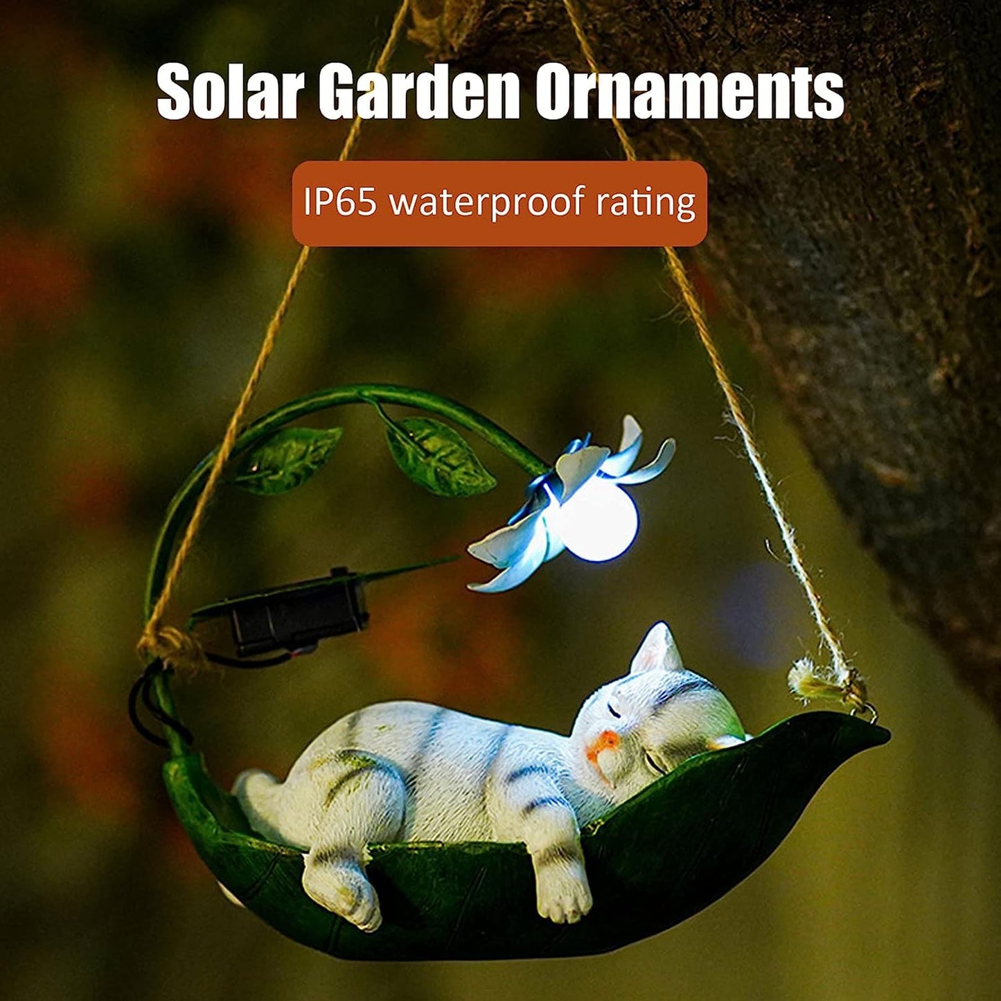 Outdoor Animal Solar Lights Whimsical Garden Decorations for a Playful Glow