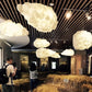 Modern Ceiling pendant Light, Creative Cloud Shaped, Floating Cloud Ceiling Pendant Lights, Cotton Chandeliers fit all Rooms and spaces (60X35X26)
